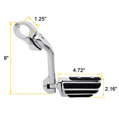 Engine Guard Highway Foot Pegs for Harley Road King, Street Glide (2009-2023)