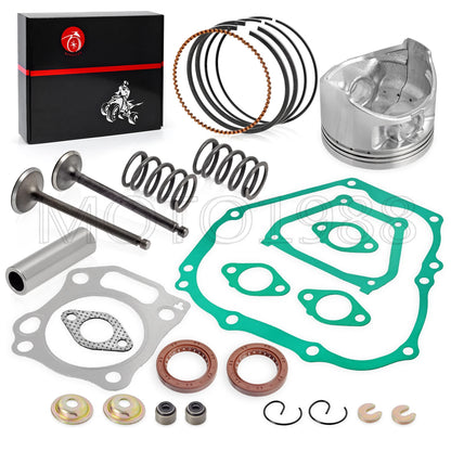Engine Top End Rebuild Kit +0.25 Piston Valve for YAMAHA G11/G16/G20