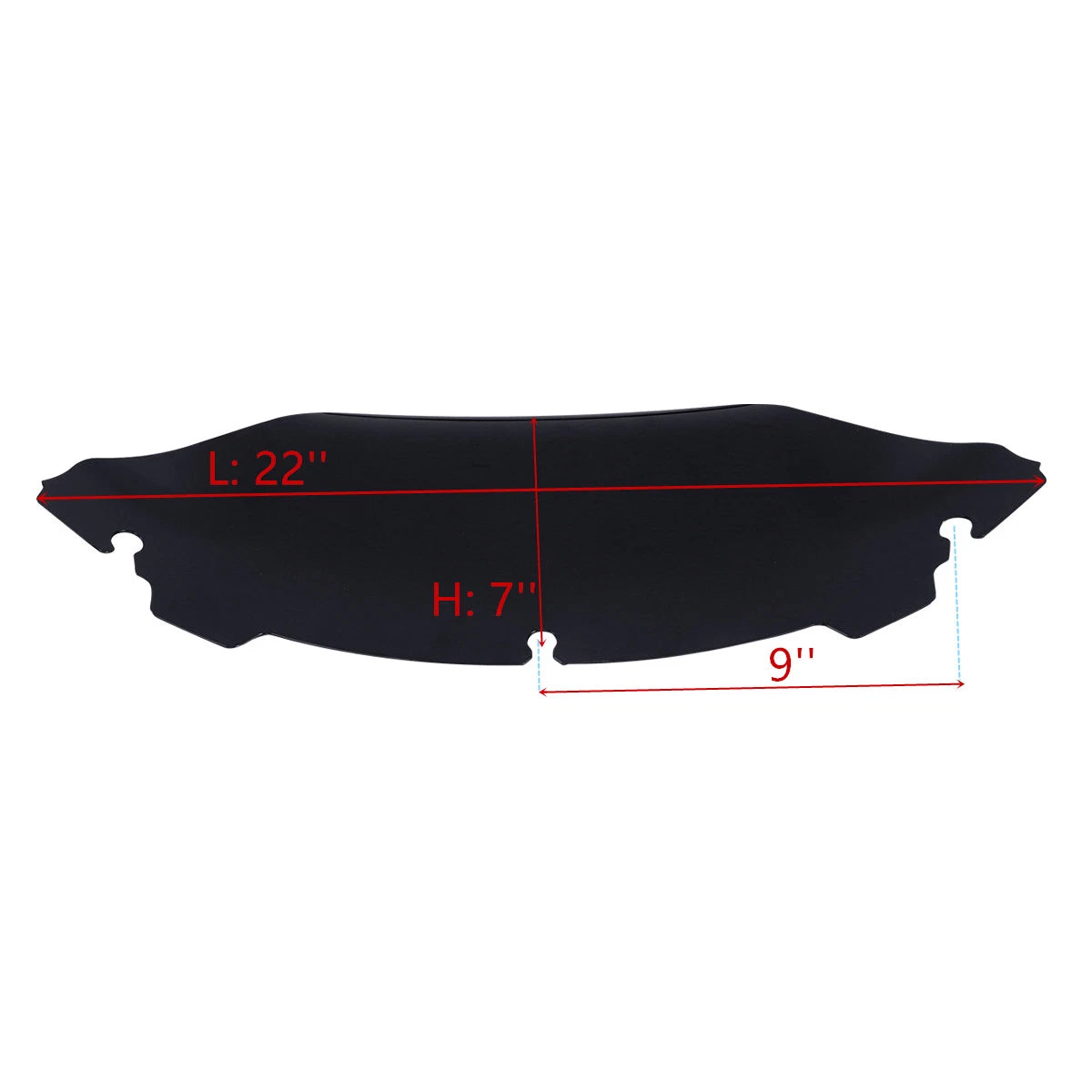 5" 7" 10.5" Front Windshield for Harley Tri Street Electra Glide (2014-2024)
