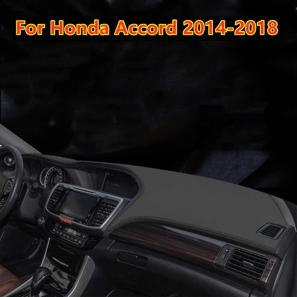 Dashboard Cover PU Leather for Honda Accord (2014–2018)
