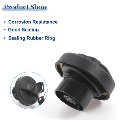 Locking Gas Cap Cover with Keys for Toyota Camry (1983-2023)