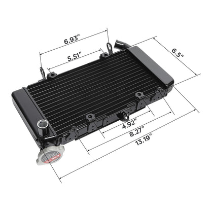 Black Radiator Cooler for Honda CB500F (2019-2021)