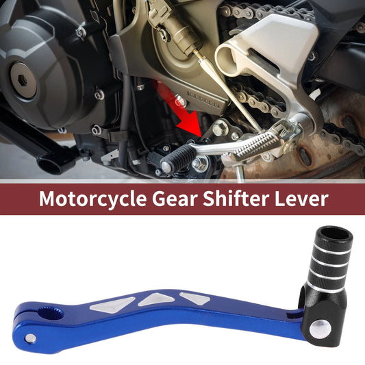 Folding Gear Shifter Lever for Yamaha TTR 50 Blue Black