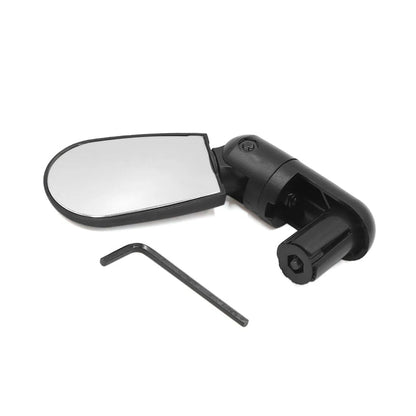 Black Mini Rotate Flexible Rearview Handlebar Mirror for Bike Bicycle