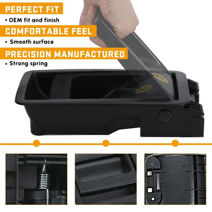 Black Rear Fold Seat Latch Release Handle Bezel for Toyota Sienna (2004-2010)