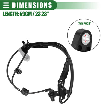 Front Left ABS Speed Sensor for Lexus ES 350 (2013-2020)