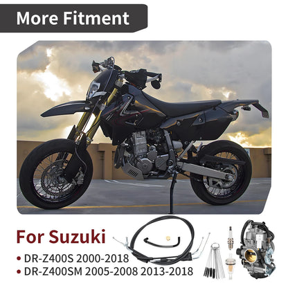 Carburetor Carb & Cable Assy for Suzuki DRZ400SM (2013–2018)