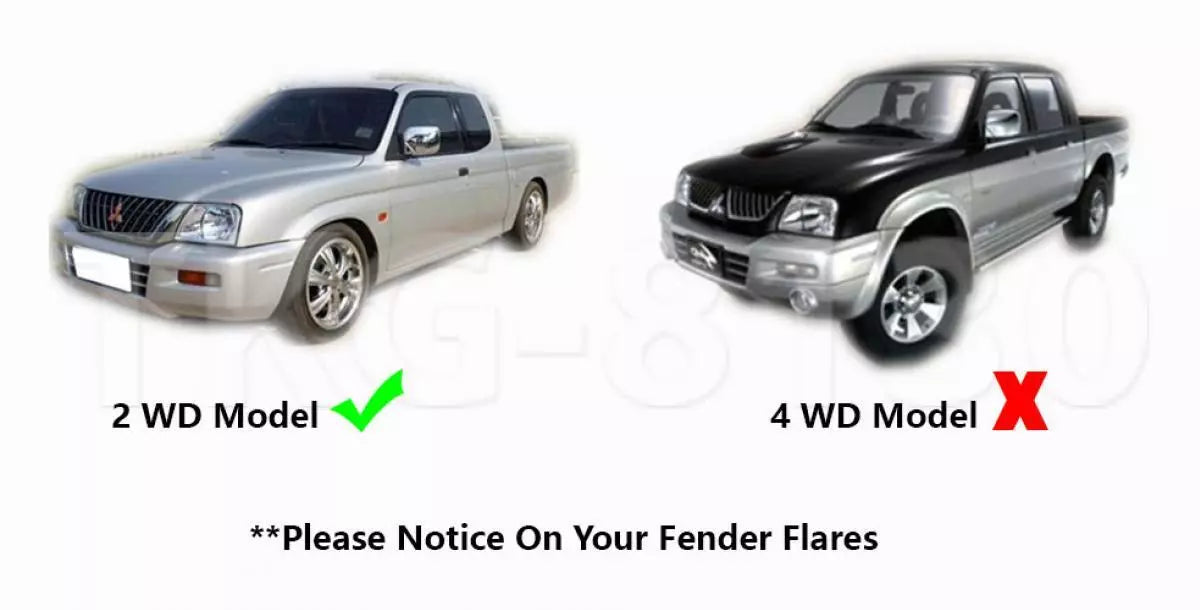 Rear Mud Flap for Mitsubishi L200 Animal (1995-2005)