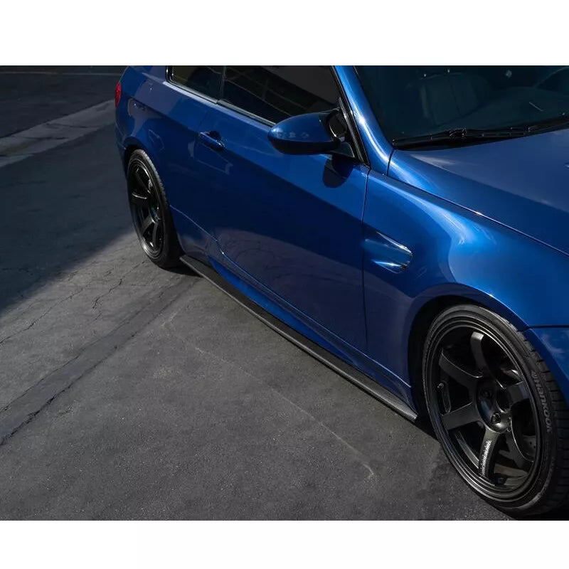 Gloss Black Side Skirts Splitter Extension for BMW 3 Series E90 E92 E93 (2005-2013)