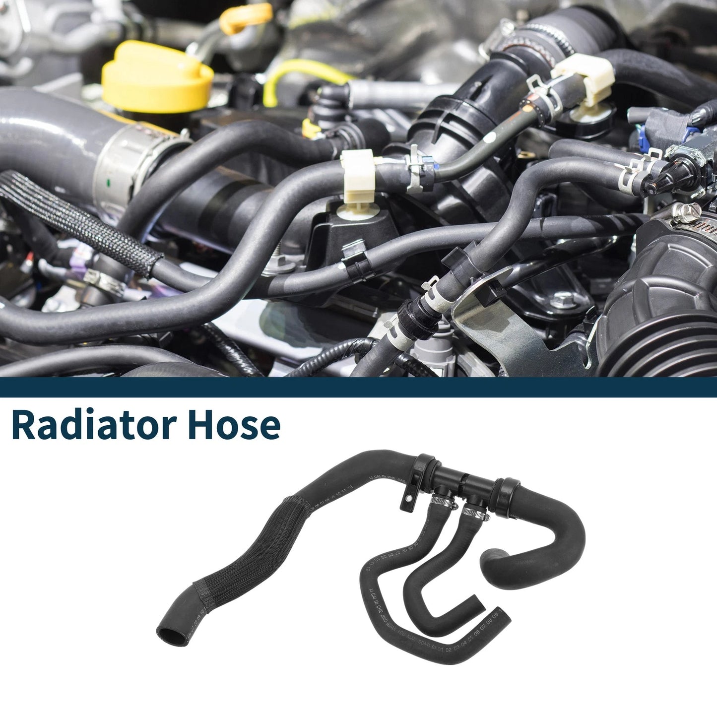 Radiator Hose Rubber Coolant Pipe for Peugeot 2008-2011