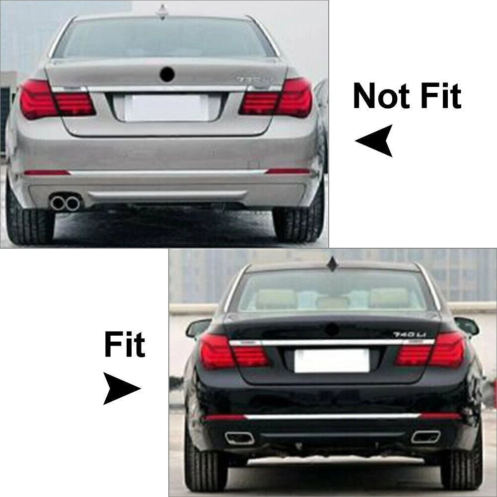 Tail Muffler Exhaust Pipe Cover Trim for BMW 7 Series (2009-2014)