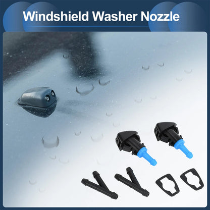 Windshield Washer Nozzle & Hose Connector for Jeep (2007-2018)