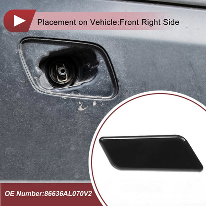 Washer Nozzle Cover Cap for Subaru Outback (2015-2017) Black