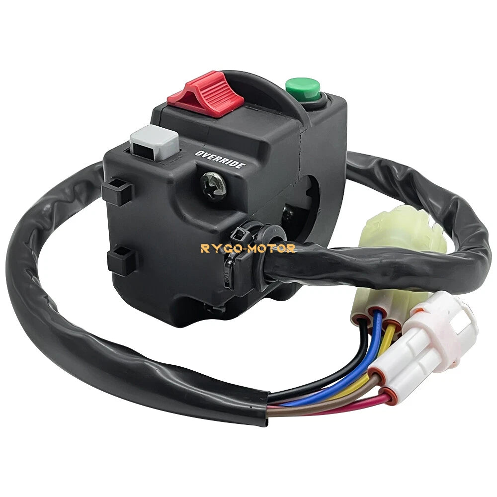 Left Handlebar Switch Start Stop Light Override for Yamaha Grizzly 700 YFM700