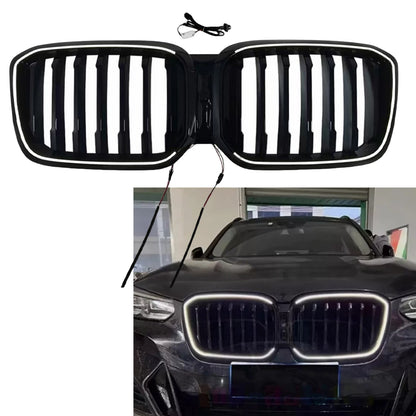 Grille for BMW X3 X4 2022-2024 Black LED (2022-2024)