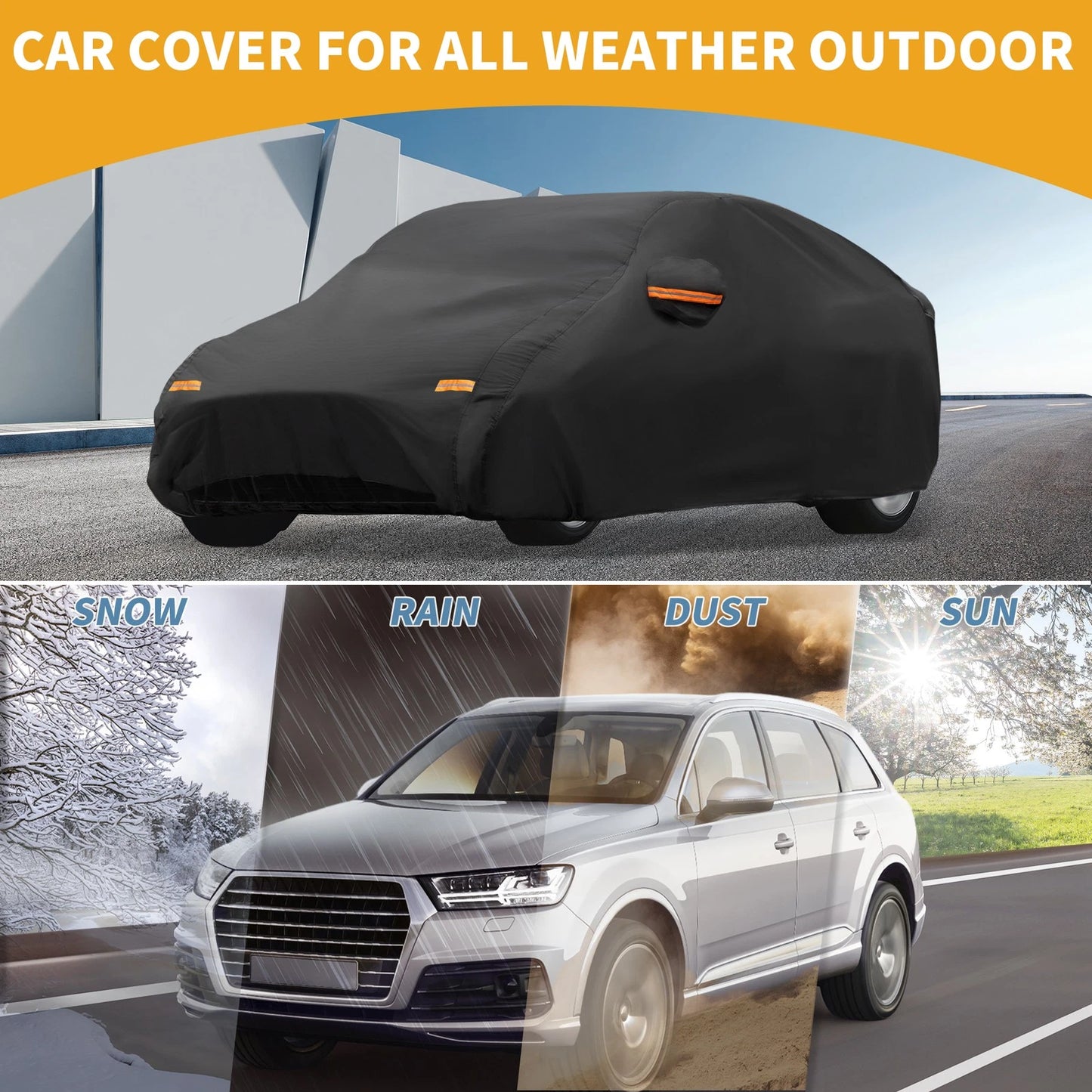 Waterproof All Weather Car Cover for BMW 2 Series Sedan (2014-2023)