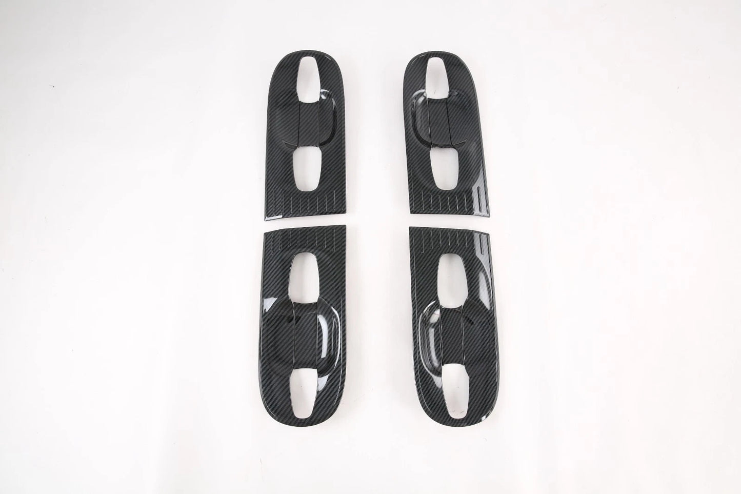 Door Handle Bowl Carbon Fiber Lid ABS Cover Trim for Toyota Sienna (2011-2020)