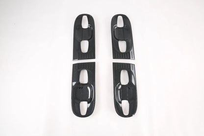 Door Handle Bowl Carbon Fiber Lid ABS Cover Trim for Toyota Sienna (2011-2020)