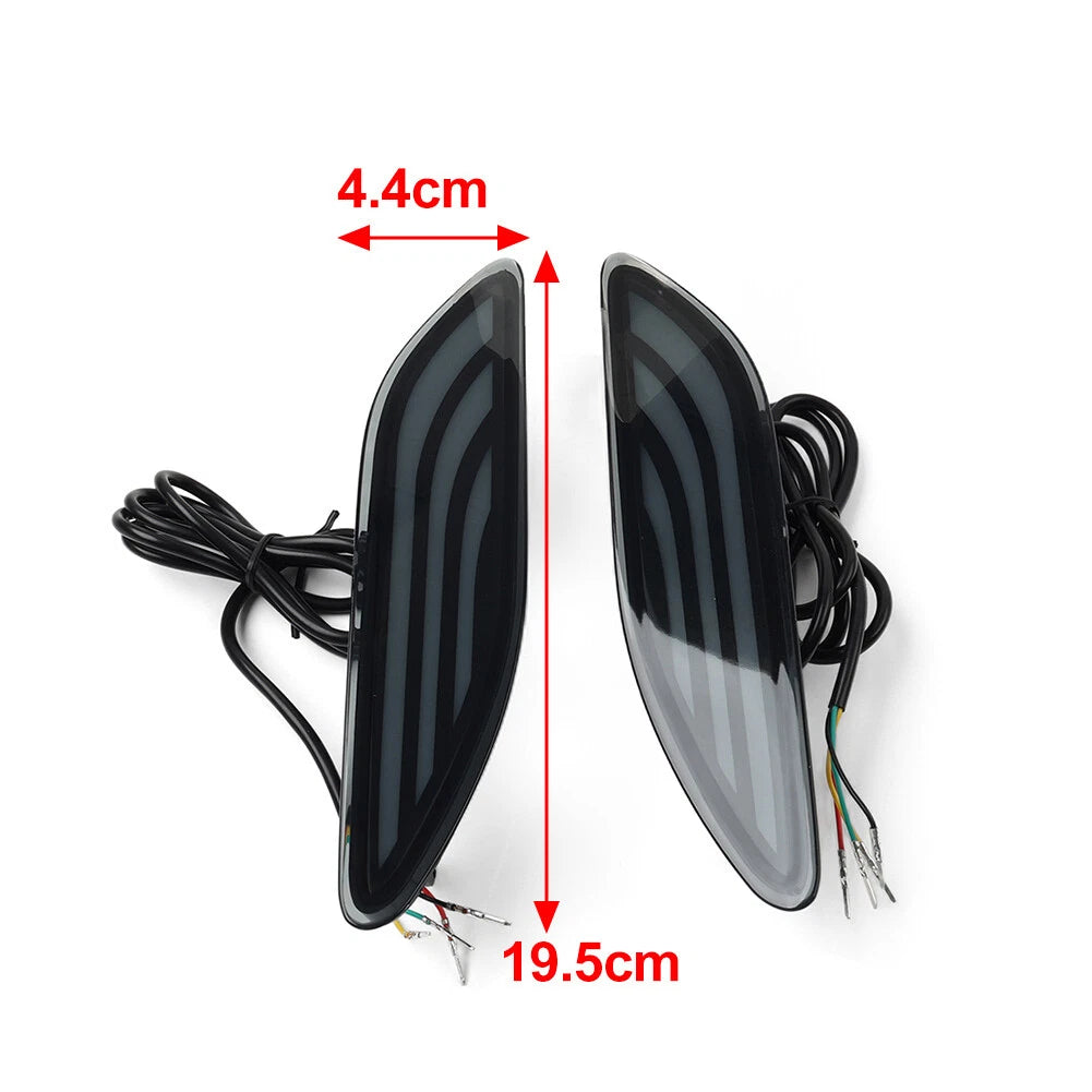 Rear Bumper Light Brake Turn Signal Smoke for Toyota Alphard Vellfire (2023-2024)
