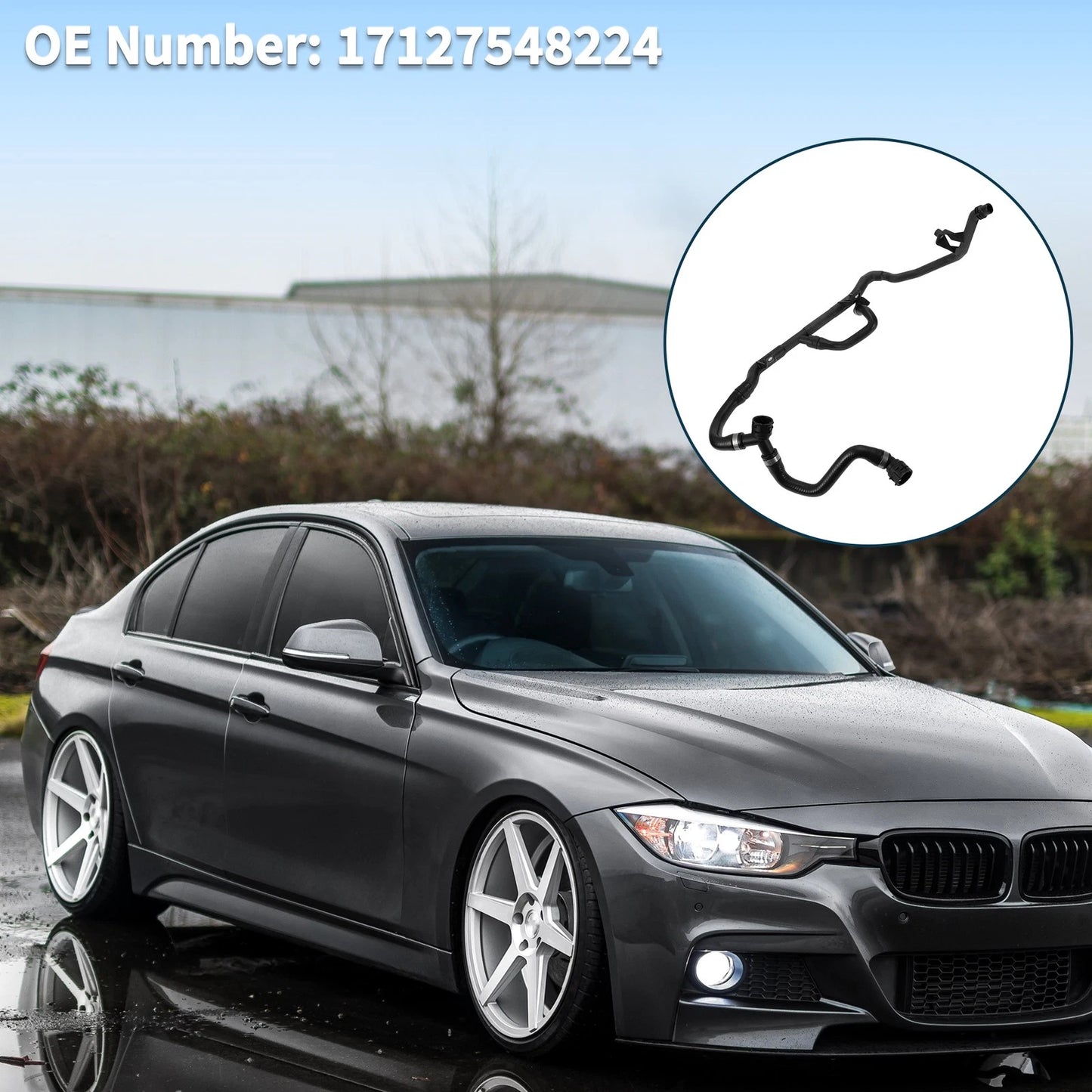 4-Way Water Hose Assembly for BMW 128i 323i 325i 328i 330i (2008-2013)