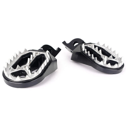 Black Shark Teeth Racing Foot Pegs for Kawasaki KX250 KX450 (2008-2015)