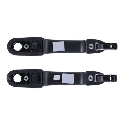 2 x Front Outer Door Handles Black for Hyundai Tucson (2004-2010)