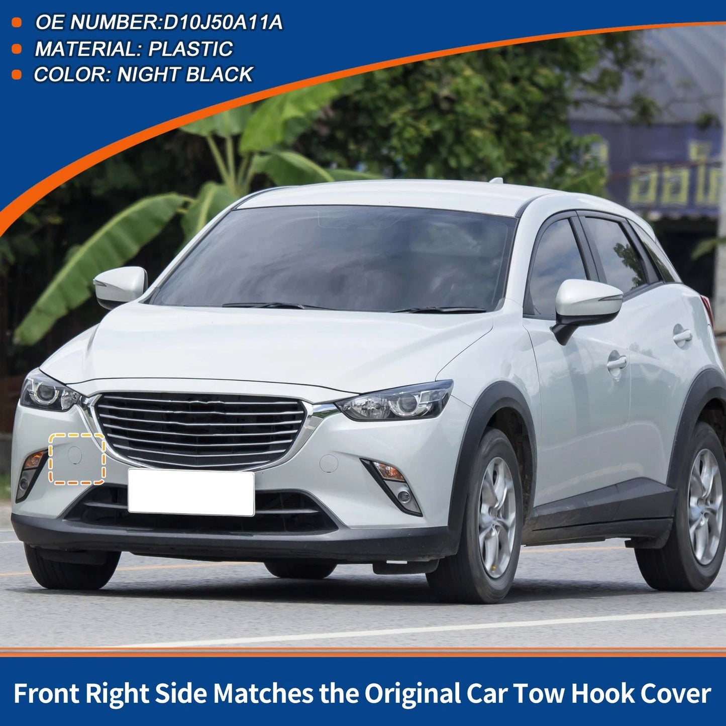 Tow Hook Cover for Mazda CX-3 (2016-2021)