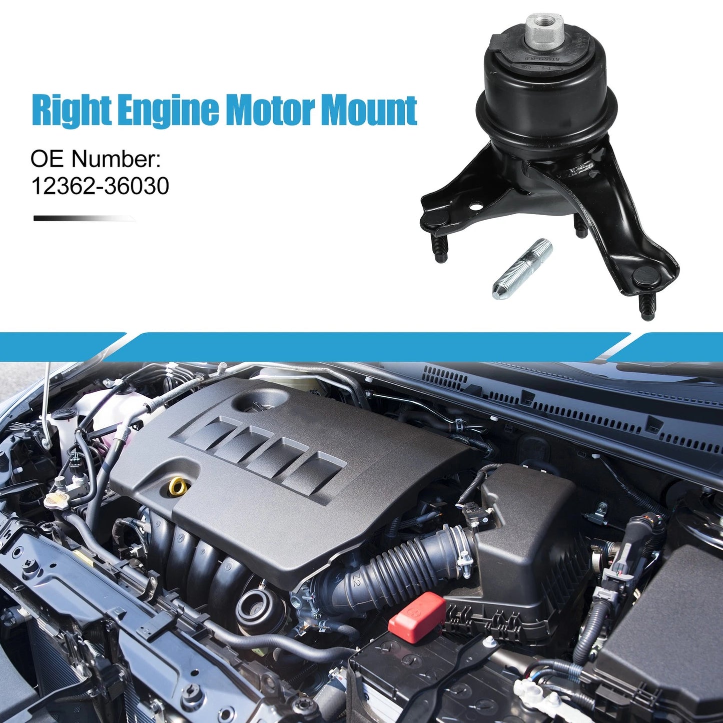 Right Engine Motor Mount for Toyota Camry 2.4L (2009-2011)
