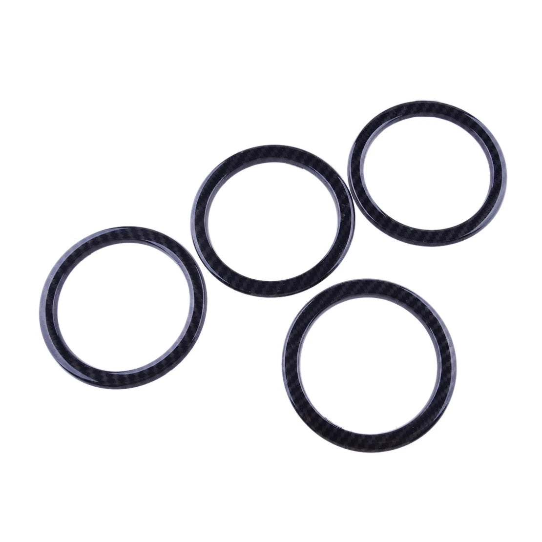 4x Carbon A/C Outlet Ring Covers Trim for Toyota Tundra (2014-2021)