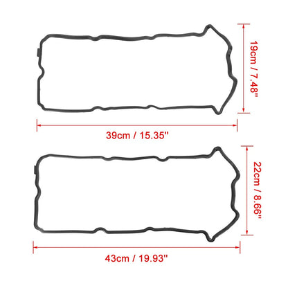Engine Valve Cover Gasket Set for Nissan 2005-2007 VQ40DE (2005-2007)