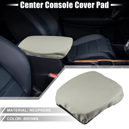Brown Center Console Armrest Cover for Toyota Land Cruiser (2008-2021)