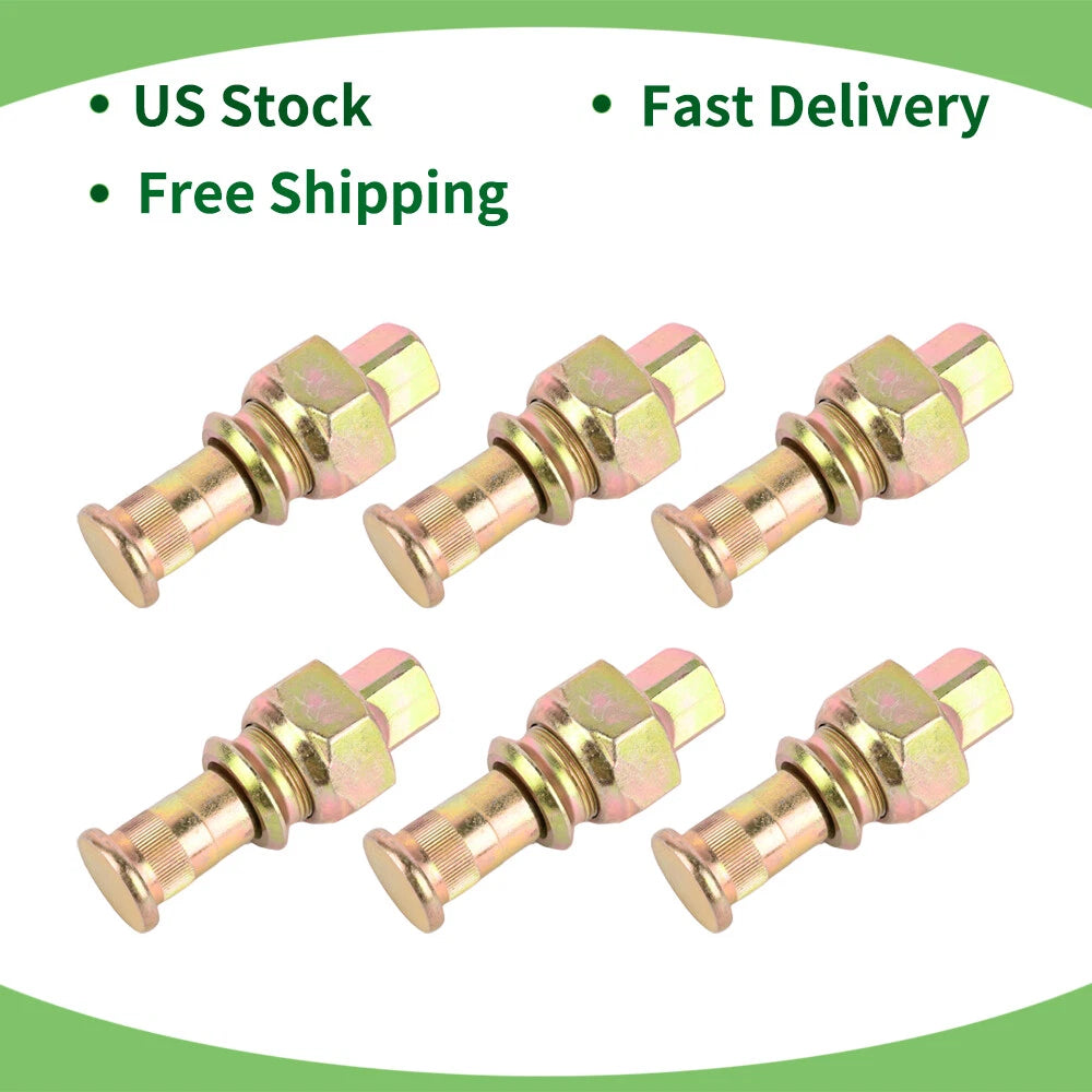 6 x Wheel Nuts & Stud Kit Rear Rh for ISUZU NPR NPR-HD NQR NRR