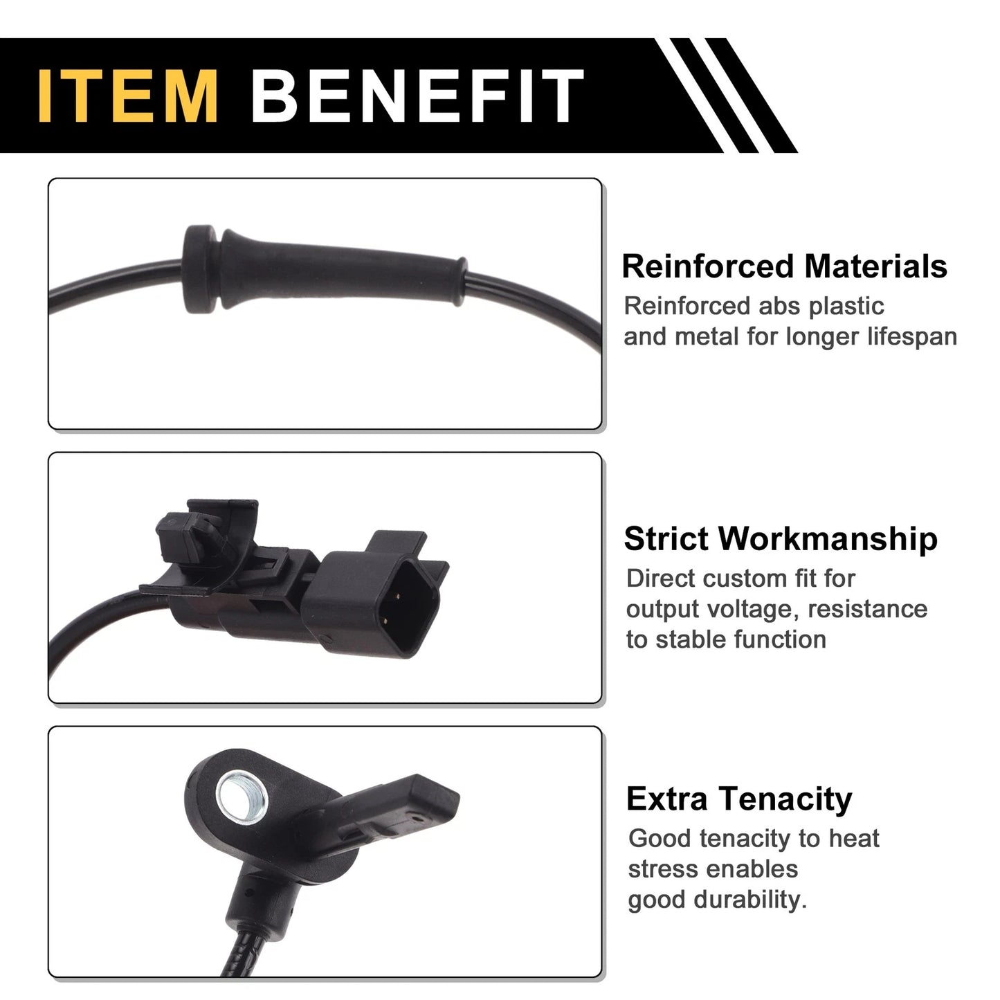 ABS Wheel Speed Sensor 1 Pcs for Buick Velite 6 (2022–2022)