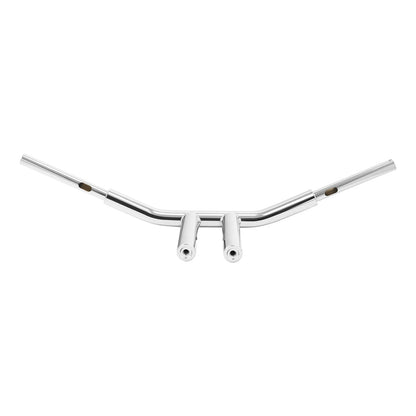 Chrome 8 Rise T-Bar 1.5 Handlebar for Harley Softail Fat Boy Bob (2018-2024)