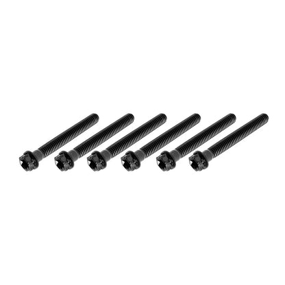 6pcs M8x45mm Titanium Torx Head Flange Screws for Motorcycle Bike