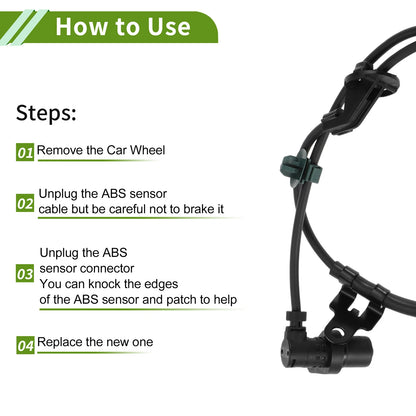 ABS Wheel Speed Sensor for Toyota BB II (2005-2010) - 1 x Front Left