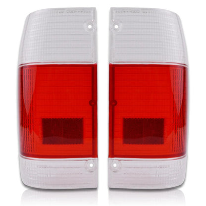 Tail Lights Lens Lamp Clear-Red Fits Mazda Magnum B2000 B2200 B2600 1985-98 D06
