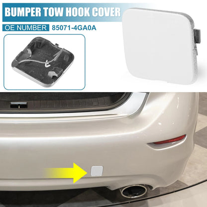 Tow Hook Cover Pearl White for Infiniti Q50 (2014-2018)