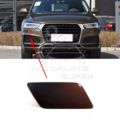 Front Left Right Bumper Headlight Washer Cover Cap for AUDI Q3 (2016–2018)