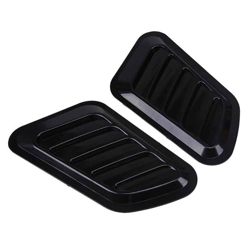 2 x Air Flow Intake Hood Scoop Vent Cover for Universal Car Decor
