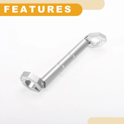 1 Set Universal Balance Bar - Handlebar - Aluminum Silver Tone for Motorcycle