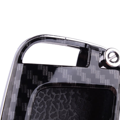 Carbon Fiber Style Key Shell Case Cover for Jeep Compass & Dodge Journey