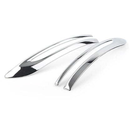 ABS Chrome Rear View Mirror Stripe Covers for Nissan Kicks (2017-2019)