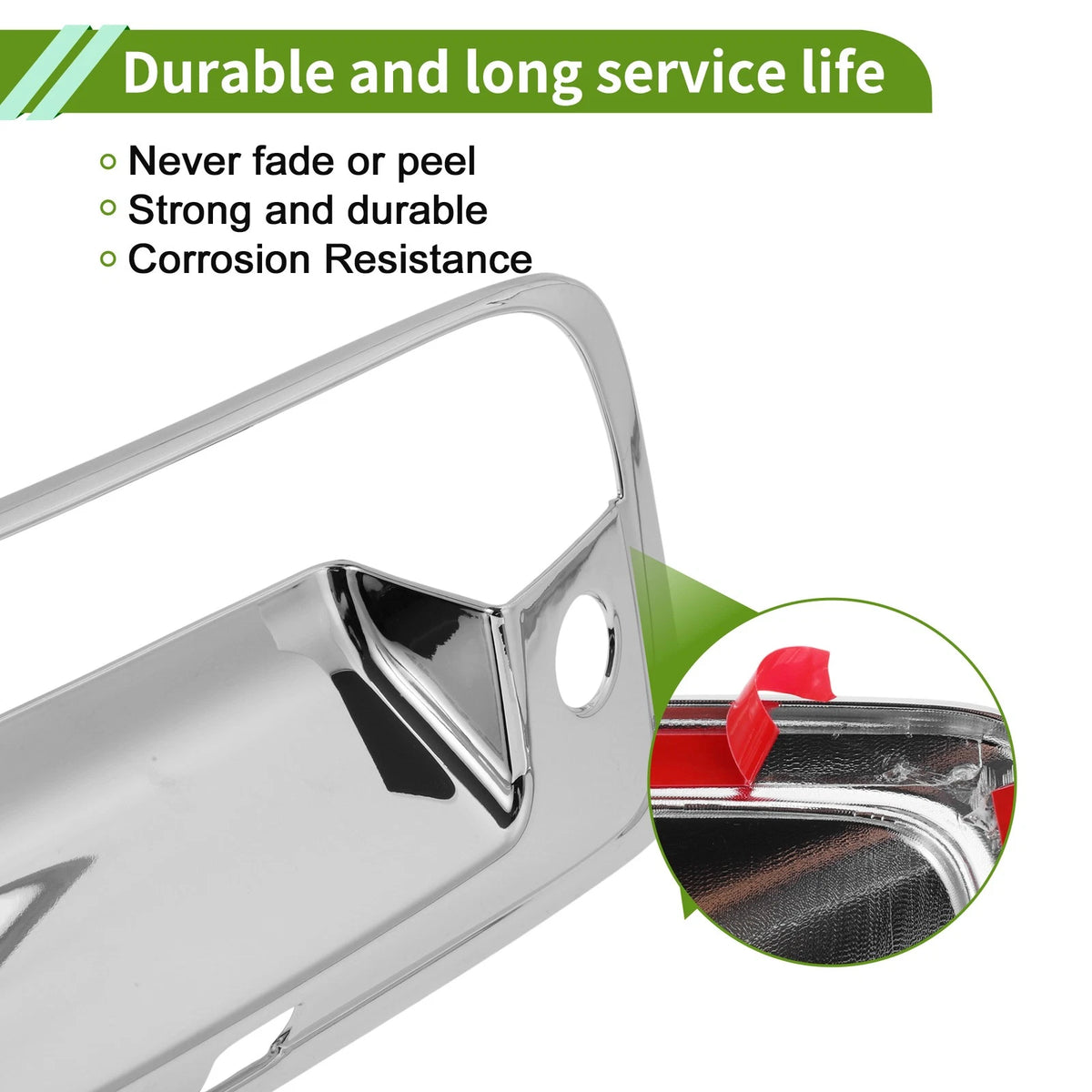 Exterior Door Handle Cover Trim Tailgate 1 Set for Chevy Colorado (2014-2022)