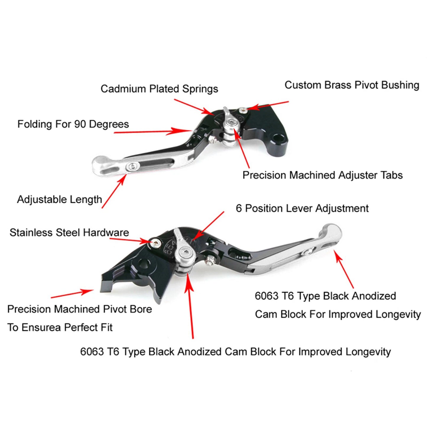 Adjustable Brake Clutch Lever for CFMOTO 700CL-X Sport (2021-2024)
