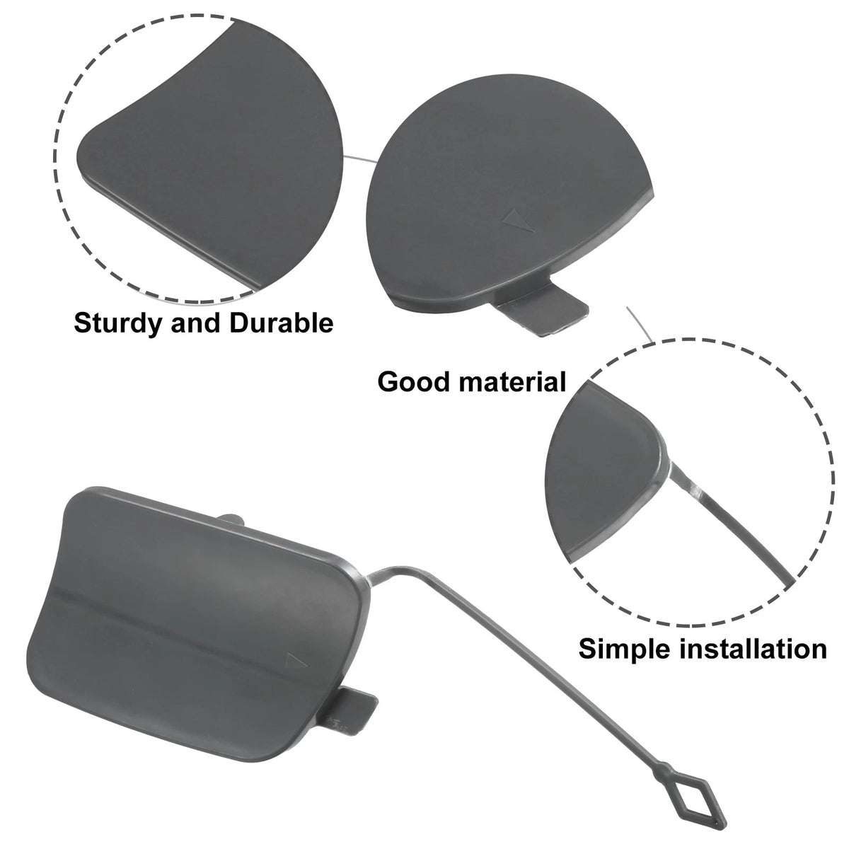 Rear Right Bumper Tow Hook Cover for BMW X5 SDrive35i (2014-2020)