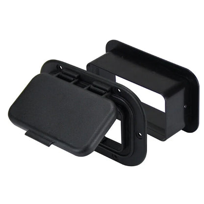 Caravan Air Vent for Camper Trailer/RV/Boat Scupper, Black with Trim