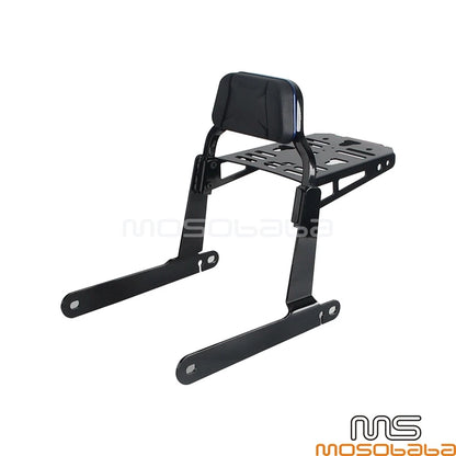 Rear Passenger Sissy Bar w/Luggage for Dyna Street Bob (2006-2023)