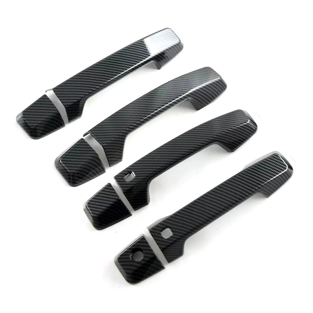Carbon Fiber ABS Exterior Door Handle Covers for Mitsubishi Triton MV (2024)