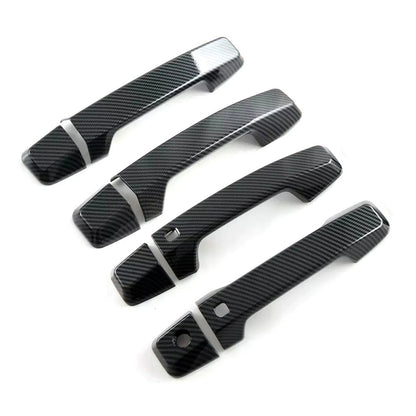 Carbon Fiber ABS Exterior Door Handle Covers for Mitsubishi Triton MV (2024)
